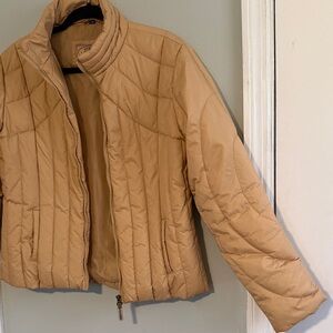 Steve Madden Tan Quilted puffer Women's Jacket